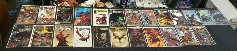 Spawn 24pc (Vf/nm) Bagged & Boarded, Tremors, in Heaven, Angela 1993-99 (1993), raw comic book in VF/NM condition — front cover