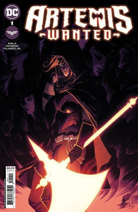 Artemis: Wanted #1 (2022), raw comic book in NM condition — front cover