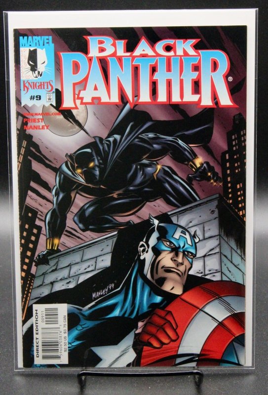 Black Panther #9 (Marvel Comics, 1999), raw, ungraded comic book — front cover