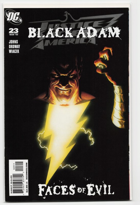 Justice Society of America #23 (DC Comics, 2009), raw, ungraded comic book — front cover