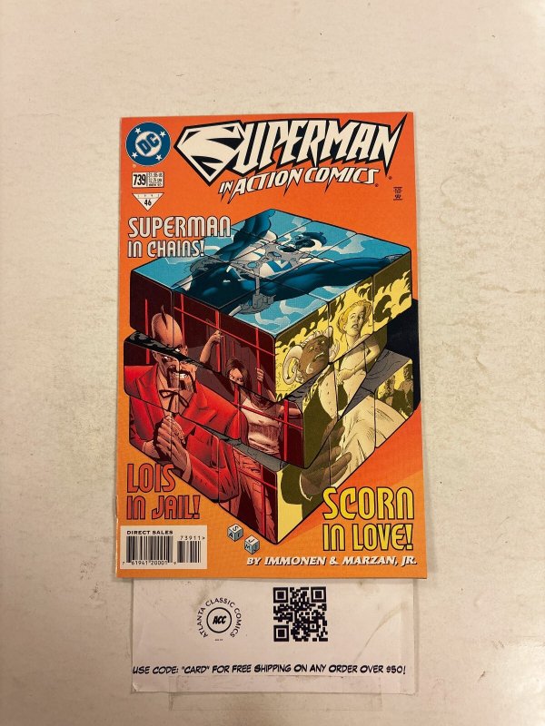 Action Comics #739 (DC Comics, 1997), raw comic book in NM condition — front cover
