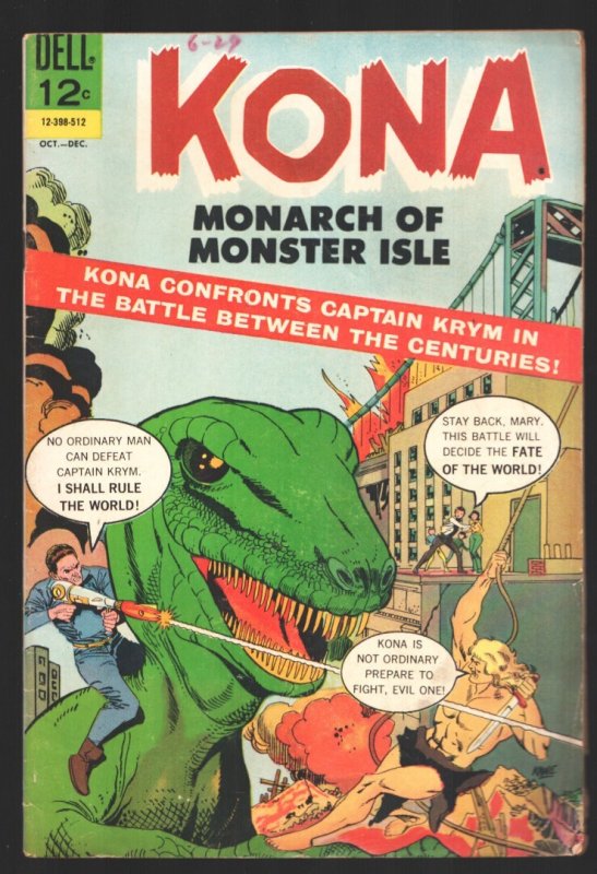 Kona #16 (1965), raw, ungraded comic book — front cover