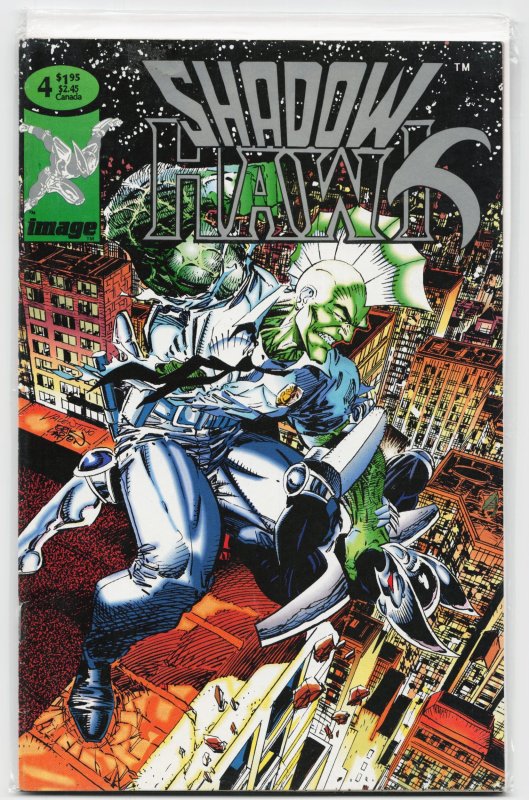 Shadowhawk #4 (Image Comics, 1993), raw, ungraded comic book — front cover