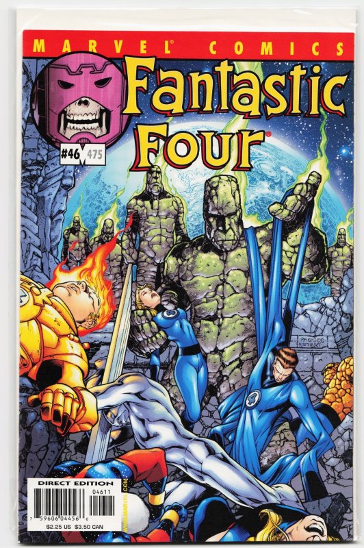 Fantastic Four #46 (Marvel Comics, 2001), raw, ungraded comic book — front cover