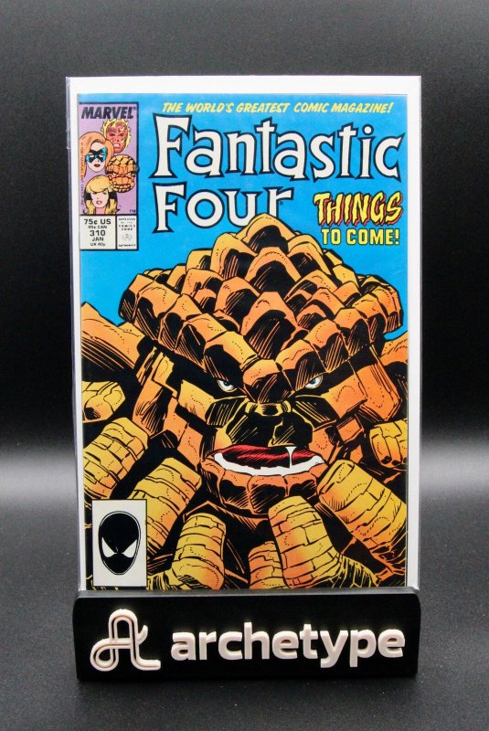 Fantastic Four #310 (Marvel Comics, 1988), raw, ungraded comic book — front cover