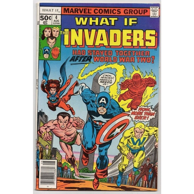 What If...? #4 (Marvel Comics, 1977), raw comic book in VF 8.0 condition — front cover