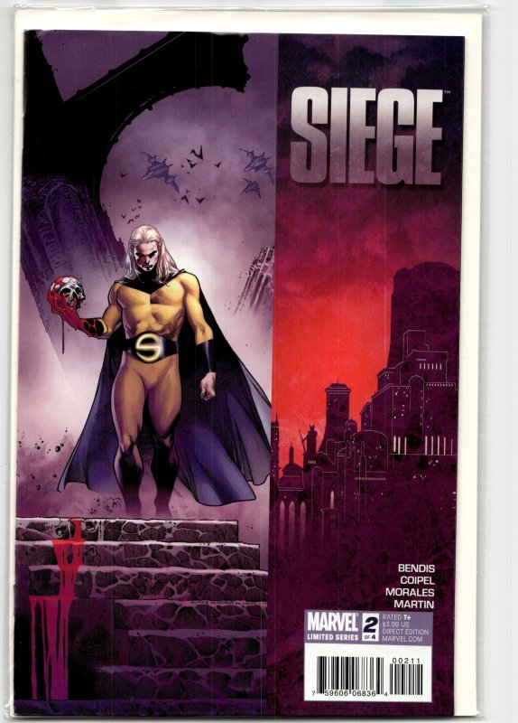 Siege #2 (2010), raw, ungraded comic book — front cover