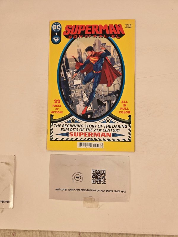 Superman Son of Kal-El #1 (DC Comics), raw comic book in NM condition — front cover