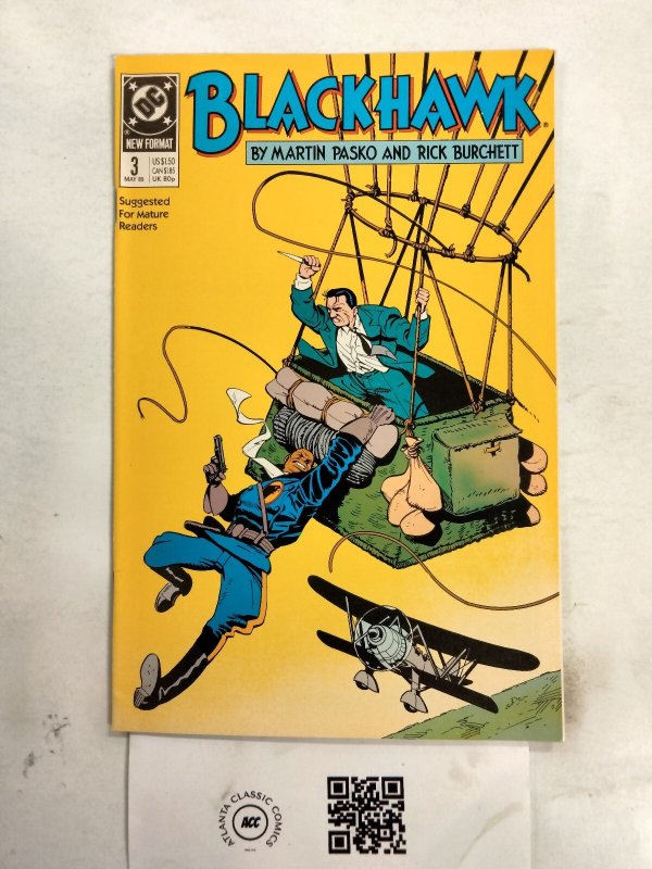 Blackhawk #3 (DC Comics), raw comic book in NM condition — front cover
