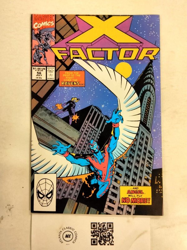 X-Factor #56 (Marvel Comics), raw comic book in NM condition — front cover