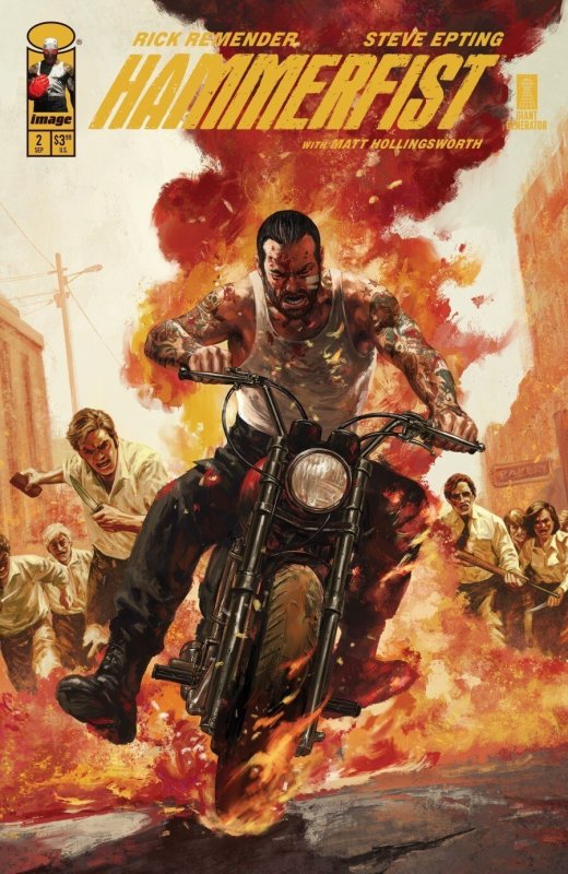Hammerfist #2 (2026), raw comic book in NM condition — front cover