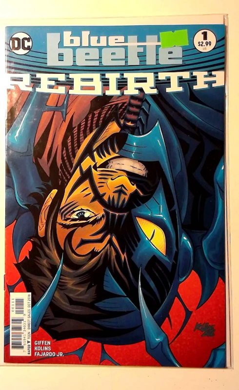 Blue Beetle: Rebirth #1 (DC Comics, 2016), raw, ungraded comic book — front cover