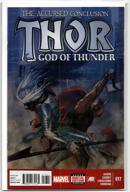 Thor: God of Thunder #17 (Marvel Comics, 2014), raw, ungraded comic book — front cover