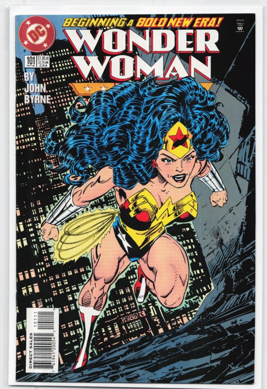 Wonder Woman #101 (DC Comics, 1995), raw, ungraded comic book — front cover