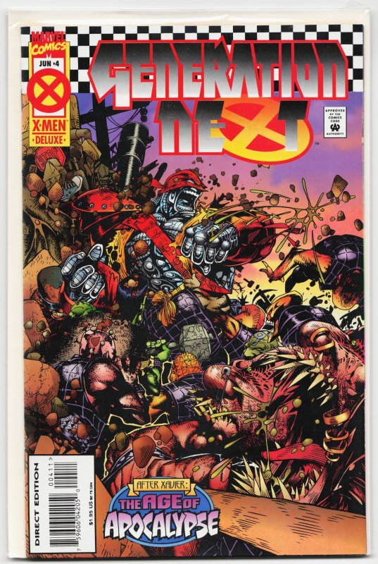 Generation Next #4 (1995), raw, ungraded comic book — front cover