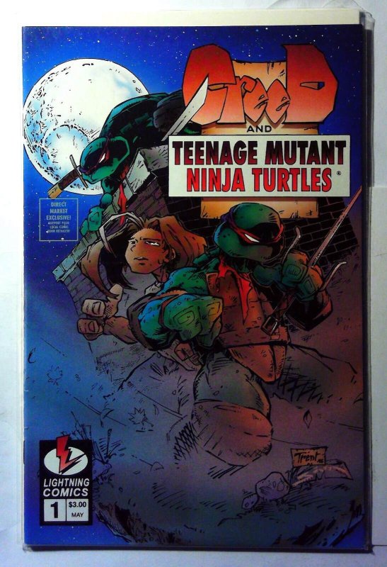 Creed and Teenage Mutant Ninja Turtles #1 (1996), raw, ungraded comic book — front cover