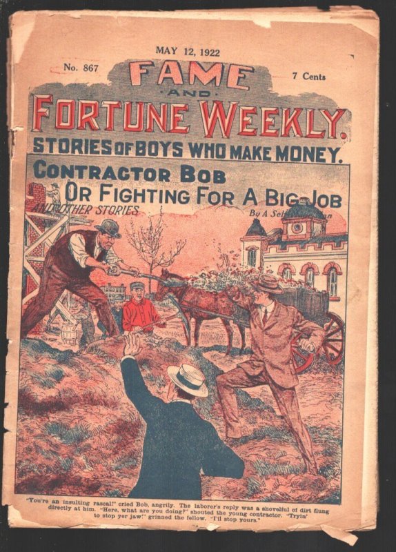 Fame and Fortune Weekly #602, raw, ungraded comic book — front cover