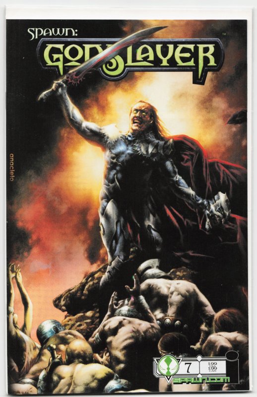 Spawn: Godslayer #7 (Image Comics, 2008), raw, ungraded comic book — front cover