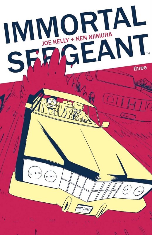 Immortal Sergeant #3 (Image Comics, 2023), raw, ungraded comic book — front cover