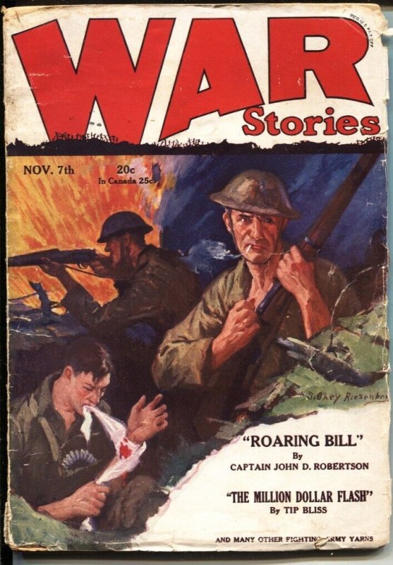 Pulp: War Stories---July 1931----General Pershing's Own Story-- Fight the Ge... (1931), raw, ungraded comic book — front cover