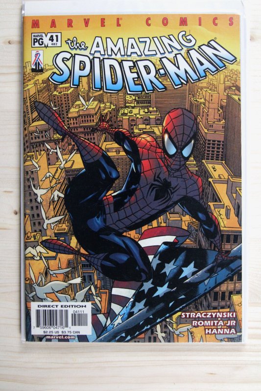 The Amazing Spider-Man #482 (Marvel Comics, 2002), raw comic book in NM 9.4 condition — front cover