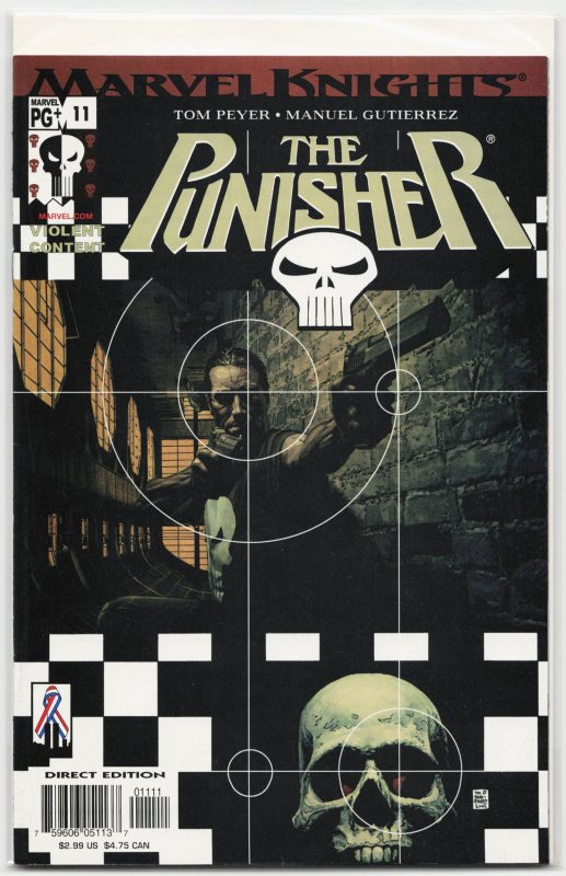 The Punisher #11 (Marvel Comics, 2002), raw, ungraded comic book — front cover