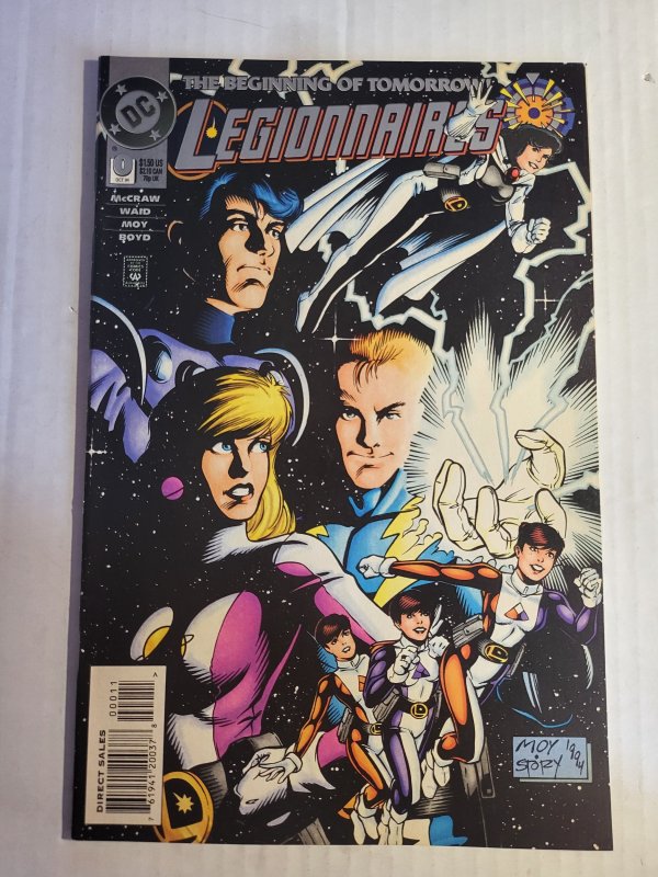 Legionnaires #0 (1994), raw, ungraded comic book — front cover