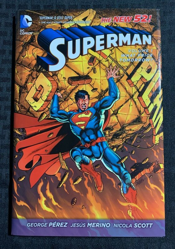 2012 Superman What Price Tomorrow v.1 Hc/dj Nm-/vf 1st DC / Fisherman Collection (DC Comics, 2012), raw comic book in NM- condition — front cover