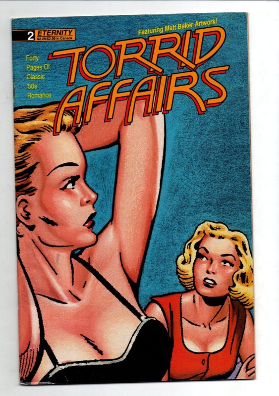 Torrid Affairs #2 (1989), raw comic book in FN condition — front cover