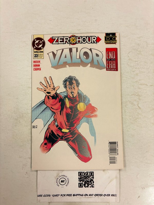 Valor #23 (DC Comics), raw comic book in NM condition — front cover