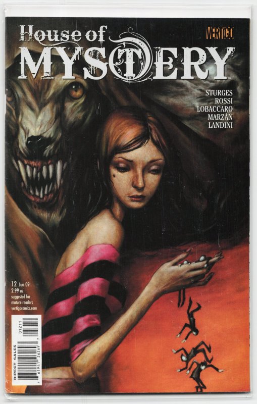 House of Mystery #12 (DC Comics, 2009), raw, ungraded comic book — front cover