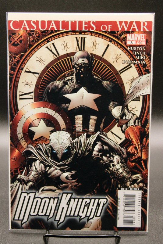 Moon Knight #8 (Marvel Comics, 2007), raw, ungraded comic book — front cover