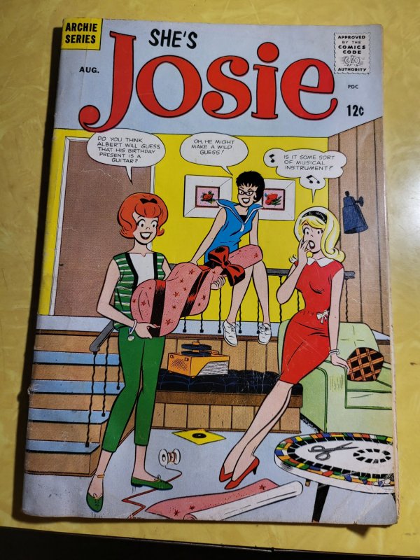 Josie #7 (1964), raw, ungraded comic book — front cover