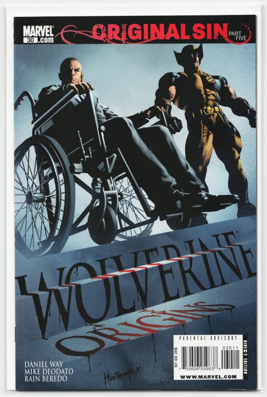 Wolverine: Origins #30 (Marvel Comics, 2009), raw, ungraded comic book — front cover