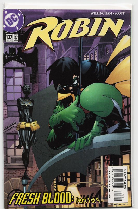 Robin #132 (DC Comics, 2005), raw, ungraded comic book — front cover