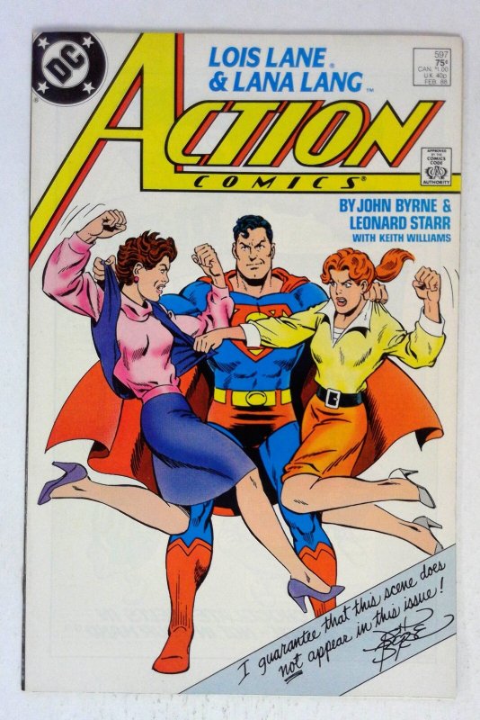 Action #597 (DC Comics, 1988), raw comic book in NM- condition — front cover