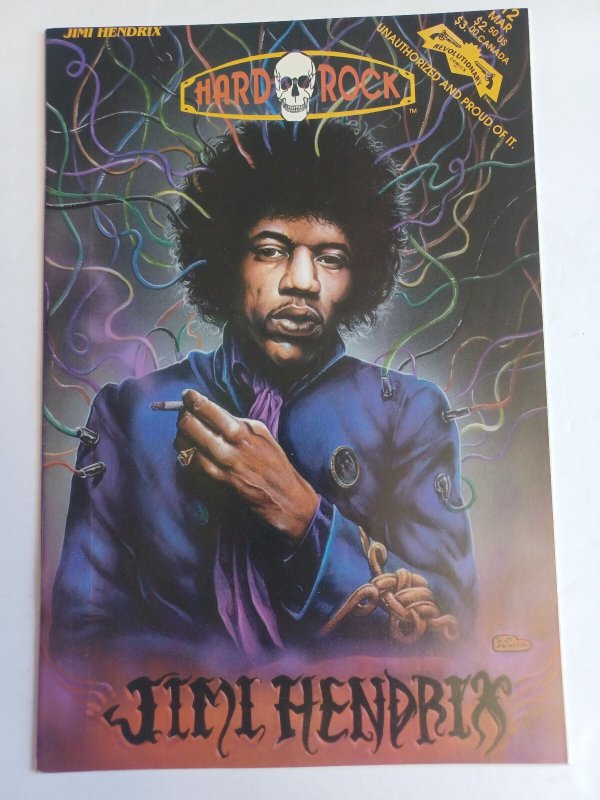 Hard Rock Comics #12 (1990), raw comic book in NM condition — front cover