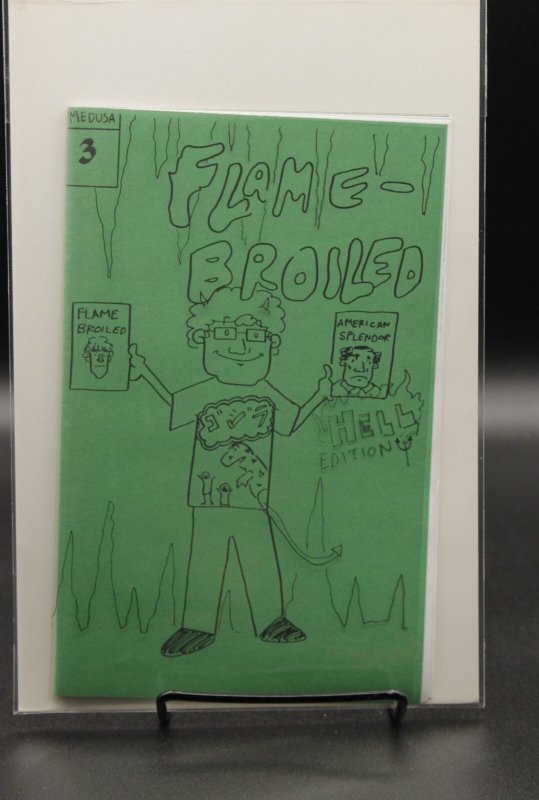 Flame Broiled #3 (2000), raw, ungraded comic book — front cover