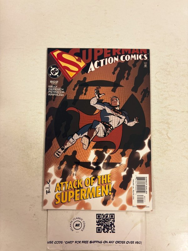 Action Comics #802 (DC Comics), raw comic book in NM condition — front cover