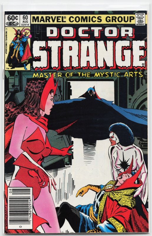 Doctor Strange #60 (Marvel Comics, 1983), raw, ungraded comic book — front cover