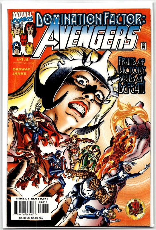 Domination Factor: Avengers #4.8 (2000), raw, ungraded comic book — front cover