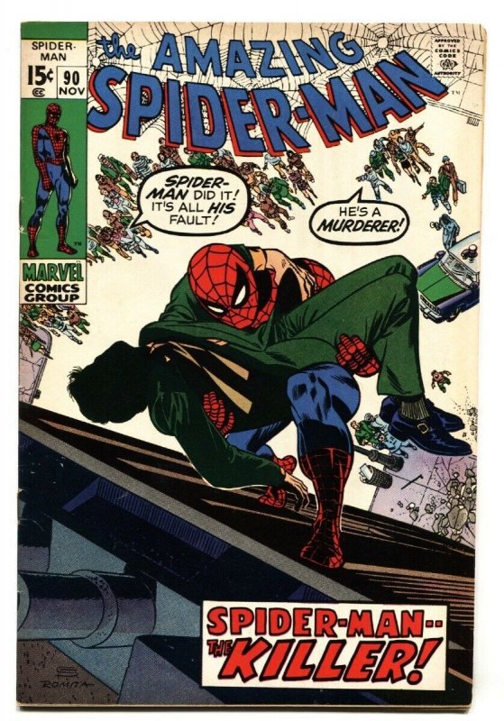 Amazing Spider-Man #90 (Marvel Comics, 2022), raw comic book in FN/VF condition — front cover