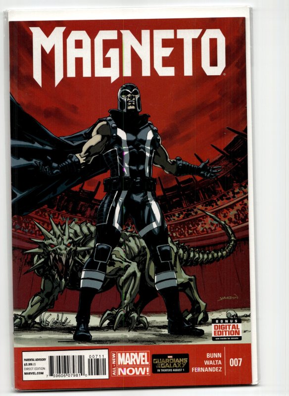 Magneto #7 (Marvel Comics, 2014), raw, ungraded comic book — front cover