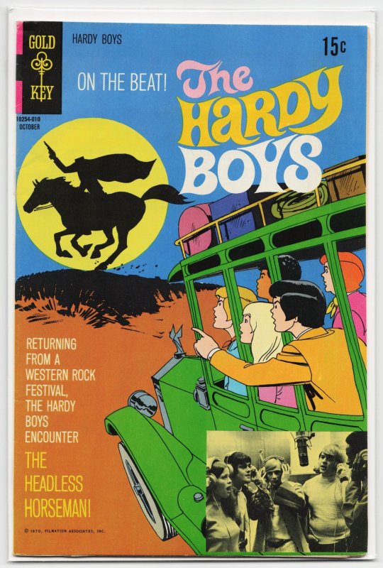 The Hardy Boys #3 (1970), raw, ungraded comic book — front cover