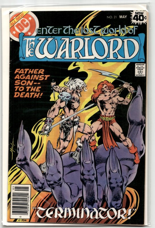 Warlord #21 (DC Comics, 1979), raw, ungraded comic book — front cover
