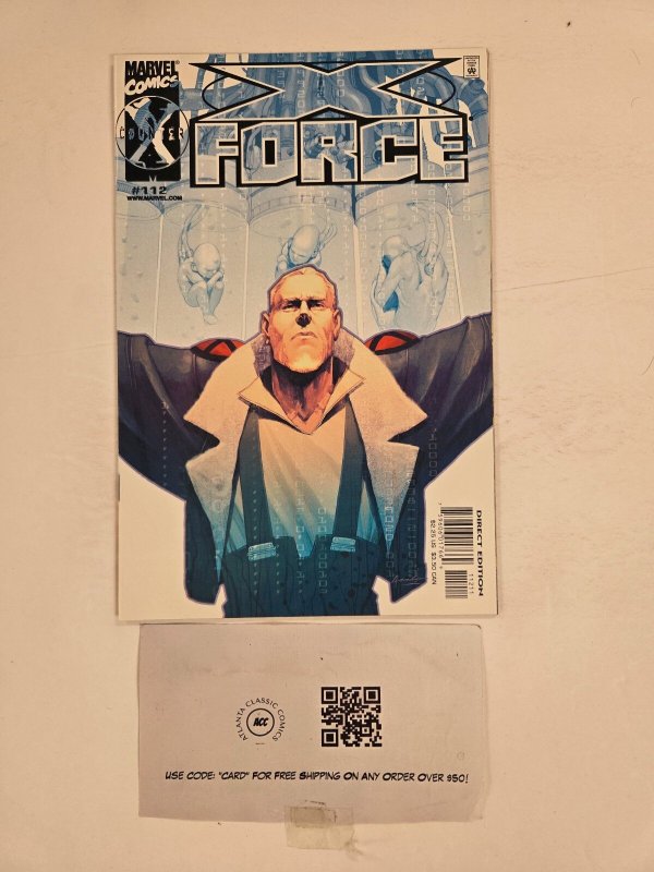 X-Force #112 (Marvel Comics, 2001), raw comic book in NM condition — front cover