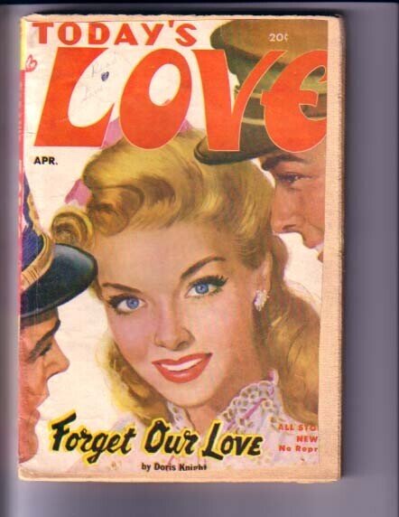 Pulp: Today's Love-April 1952-Great Cover-Rare VG (1952), raw comic book in VG condition — front cover