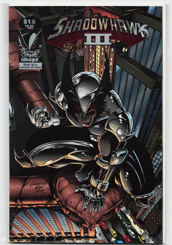 Shadowhawk III #1 (Image Comics, 1993), raw, ungraded comic book — front cover