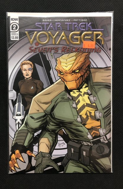 Star Trek: Voyager - Seven's Reckoning #2 (2020), raw, ungraded comic book — front cover