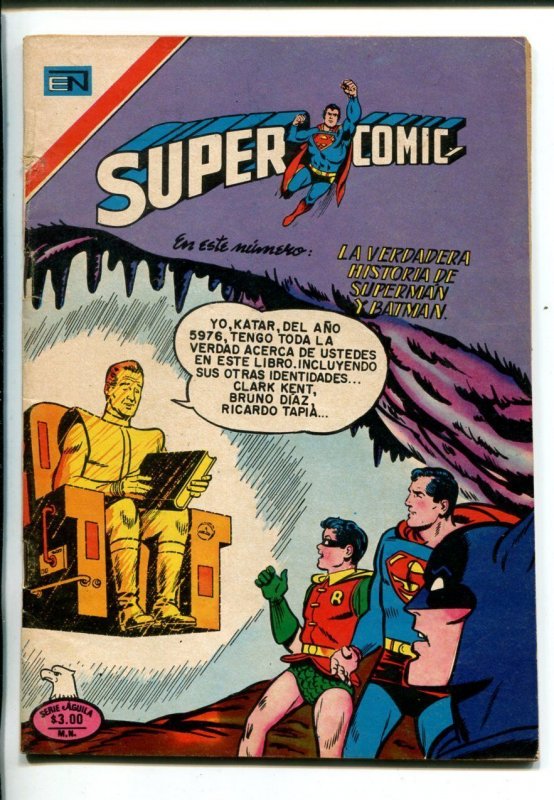 Super Comic #2-112-1976-Dc-Mexican-Batman-Robin-Superman-Congo BILL-fn (DC Comics), raw, ungraded comic book — front cover
